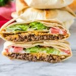 Skip the drive thru lane and enjoy a delicious meal at home. This Copycat Taco Bell Crunch Wrap recipe is easy to make, healthier and ready in no time.