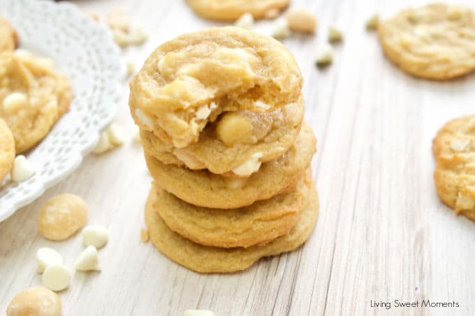 These White Chocolate Macadamia Cookies are soft, chewy, and full of flavor. Perfect as a dessert for any celebration