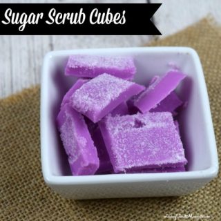 sugar scrub soap cubes - Easy homemade soap that will leave your skin radiant and moisturized for those hot days. Perfect D.Y.I Gift idea that all will love