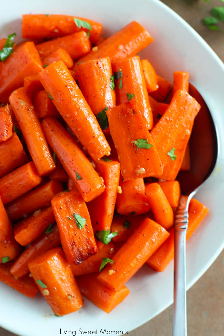 Honey butter roasted carrots are tender, caramelized, and coated in a nutty brown butter, garlic, and honey glaze. Ready in just 30 minutes!