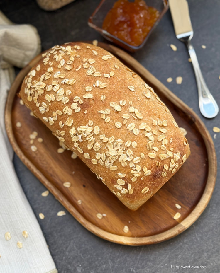 Soft, balanced honey oat sourdough sandwich bread, wholesome, easy, and full of flavor. Learn the method, timeline, tips, and variations!