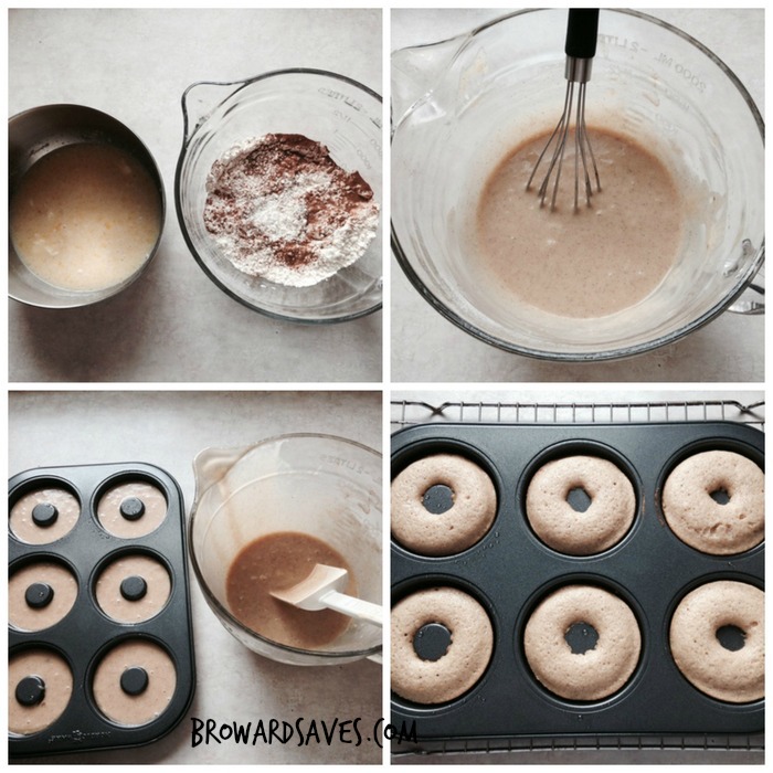 how to make healthy baked donuts step by step