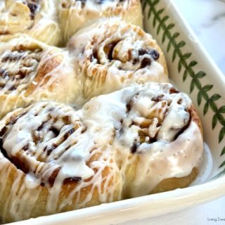Soft, gooey sourdough apple cinnamon rolls with maple glaze, fluffy, and tangy. Shape at night, bake from fridge for cozy mornings