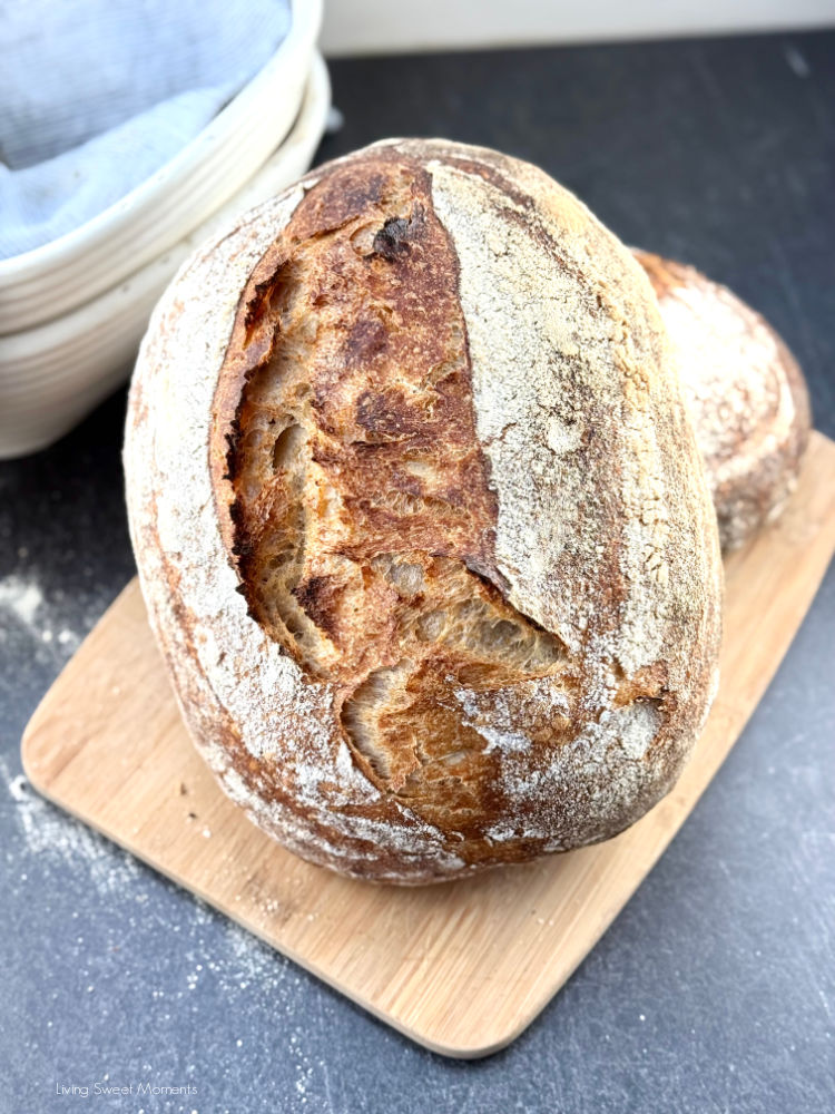 Golden, nutty sourdough country loaf with spelt, simple, cozy, and bakery worthy. Tips, timeline, & freezing guide for perfect homemade bread