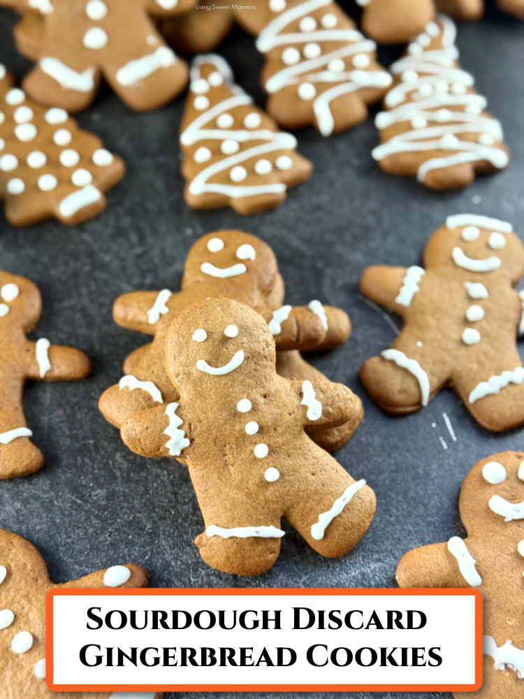Bake these Sourdough Discard Gingerbread Cookies for cozy holiday cheer! Crisp edges, soft centers, and the perfect sweet-spiced aroma.