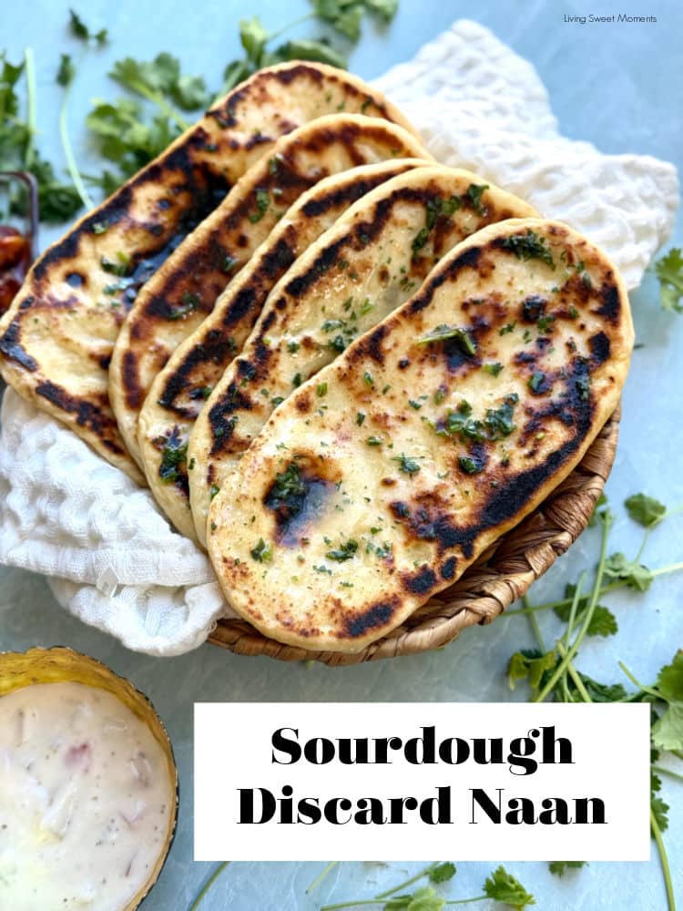 This sourdough discard naan recipe makes soft, tangy, and flavorful flatbreads. Quick & easy with skillet, grill, or oven methods.