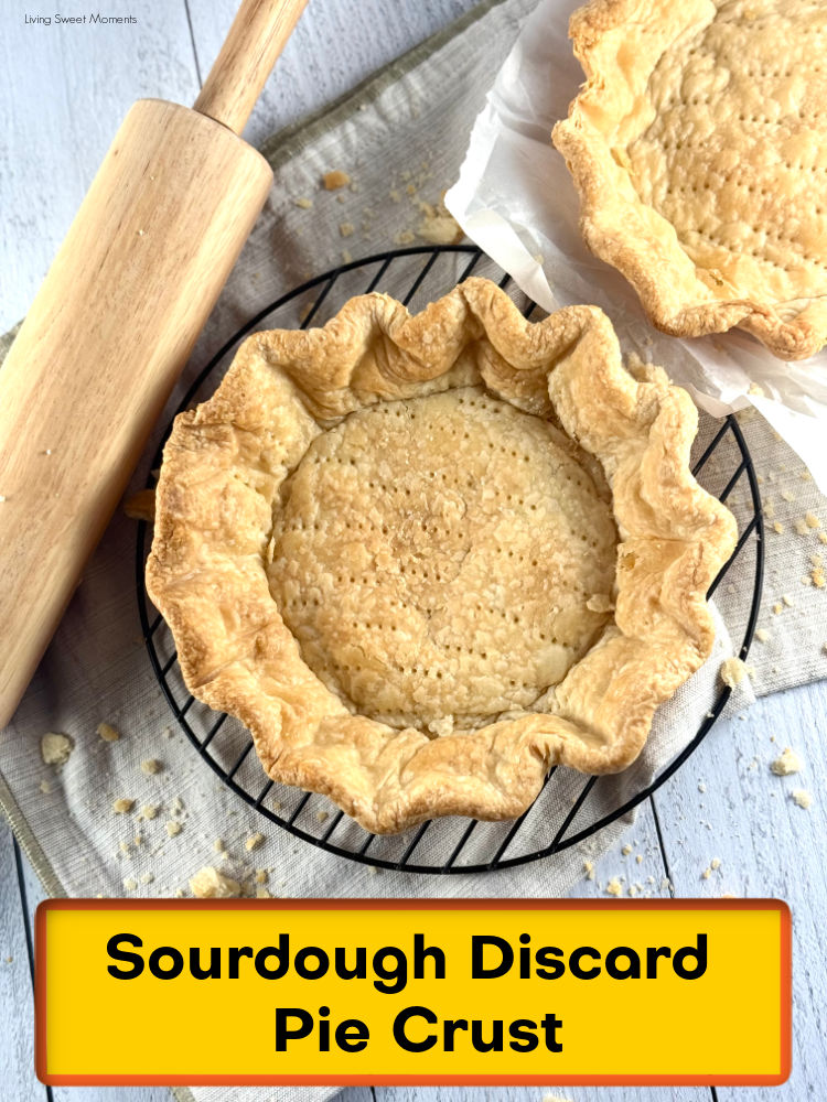 Make a buttery, flaky sourdough discard pie crust for sweet or savory holiday pies. Easy, versatile, and no starter waste!