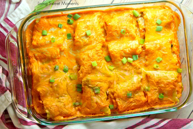 Have a comforting and flavorful dinner on the table in less than one hour with this delicious Southwest Chicken Lasagna Rolls recipe. Freezable too! 
