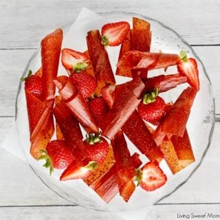 Strawberry Fruit Roll ups recipe cover