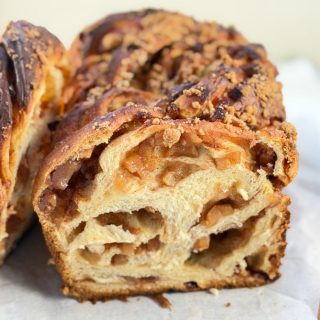 This Apple Cinnamon Babka is soft and fluffy with a warm cinnamon apple filling and buttery streusel topping. Perfect for fall