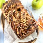 This Apple Cinnamon Babka is soft and fluffy with a warm cinnamon apple filling and buttery streusel topping. Perfect for fall