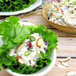 Balsamic Chicken Salad - this easy summer recipe can be enjoyed in a sandwich or alone. Perfect for a quick lunch and a great way to use leftover chicken.
