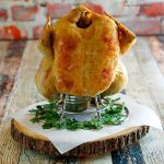 This moist & delicious beer can chicken recipe is super easy to make & only requires 5 ingredients. A perfect weeknight chicken dinner for the whole family