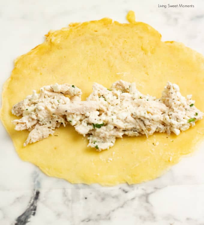 Easy enough for weeknight, and fancy enough for entertaining, these cheesy Chicken Asparagus Crepes are delicious and will leave you satisfied 