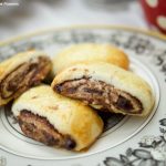 This Chocolate Espresso Rugelach recipe is super easy to make & delicious. Enjoy buttery cookies filled with a yummy chocolate filling. Perfect for parties.