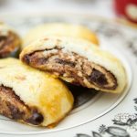 This Chocolate Espresso Rugelach recipe is super easy to make & delicious. Enjoy buttery cookies filled with a yummy chocolate filling. Perfect for parties.