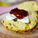 Classic English Scones – this British dessert is made with currants in a delicate pastry that’s perfect for tea time. Top them with clotted cream and jam
