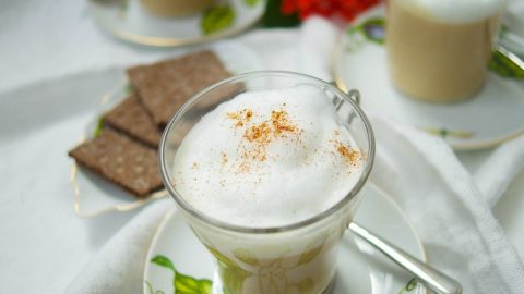 This delicious vanilla latte recipe tastes just like the coffeehouse and is actually made from scratch. Coffee with a splash of vanilla syrup & frothy milk.