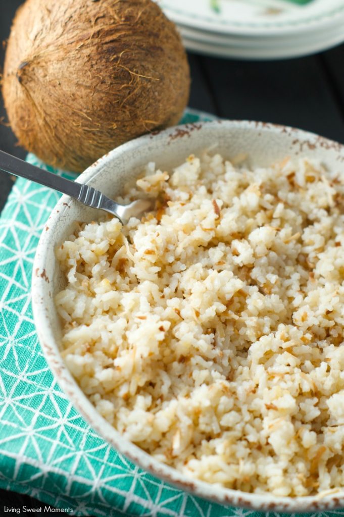 Colombian Coconut Rice (Arroz Con Coco) - Living Sweet Moments