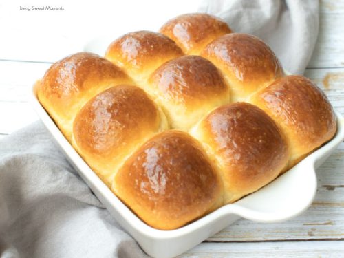 Condensed Milk Bread Rolls Living Sweet Moments