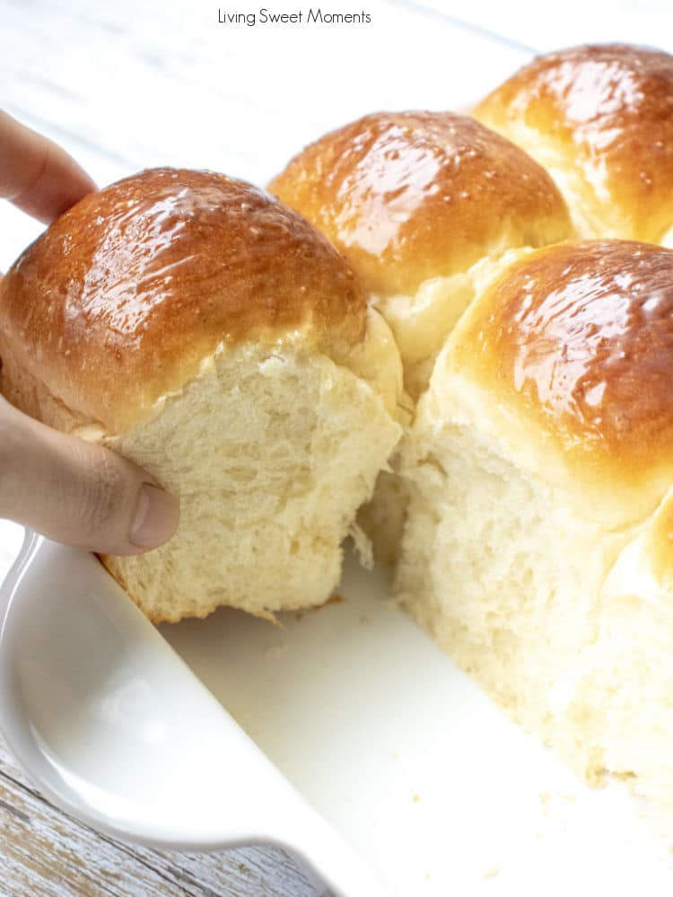 Condensed Milk Bread Rolls - Living Sweet Moments