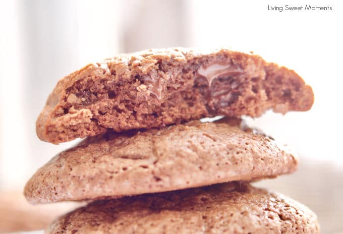 Double Chocolate Brownie Cookies: these easy-to-make chocolate cookies have the pudginess of a brownie with the taste of a cookie. Perfect for dessert. 