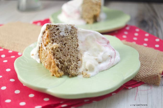 Check out the Easiest Baked Alaska: A delicious layer of walnut cake, banana ice cream, strawberry ice cream, and Italian meringue! 