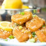 This delicious quick Crispy Orange Chicken recipe uses Chicken Nuggets and is ready on your table in 15 minutes or less. For an easy weeknight dinner idea