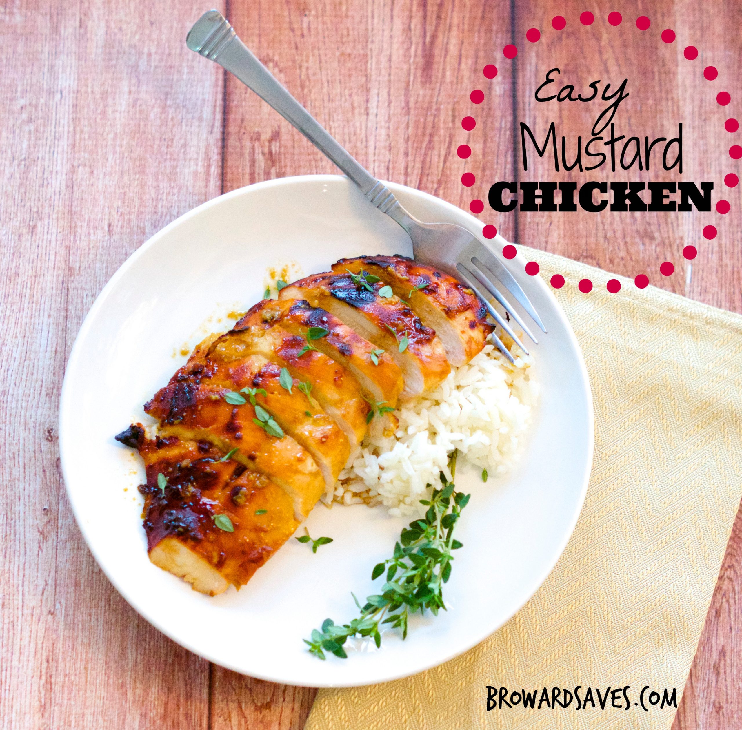 easy mustard chicken recipe
