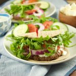 These delicious Greek Burgers With Tzatziki Sauce are made from scratch and they are ready in 20 minutes or less! The perfect quick weeknight dinner idea.