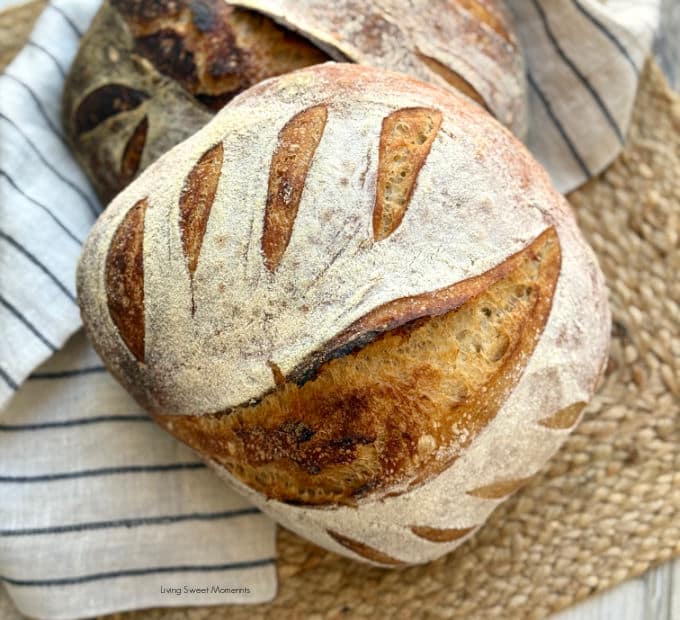 Bake Tartine-style, high-hydration sourdough with open crumb and crackly crust. Timeline, tools, variations, troubleshooting + FAQs.