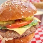 Take your burger game to a whole new level with homemade hamburger buns plus check out how to make the most delicious sauce on top