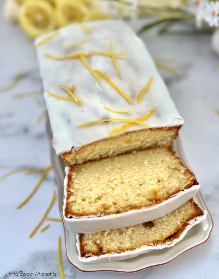 This delicious and moist lemon loaf is super easy to make and is drizzled with lemon syrup and tangy lemon icing. Perfect with tea or coffee