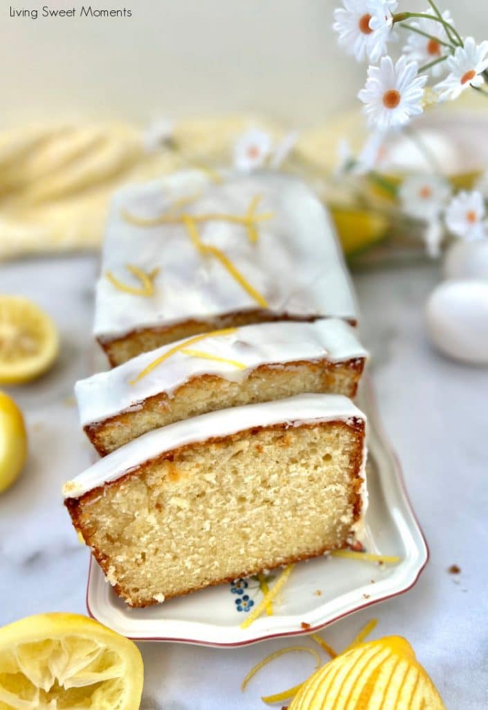 This delicious and moist lemon loaf is super easy to make and is drizzled with lemon syrup and tangy lemon icing. Perfect with tea or coffee