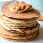 This homemade Peanut Butter Pancakes recipe is easy to make and delicious. Enjoy a wholesome breakfast with soft and fluffy pancakes that kids will love