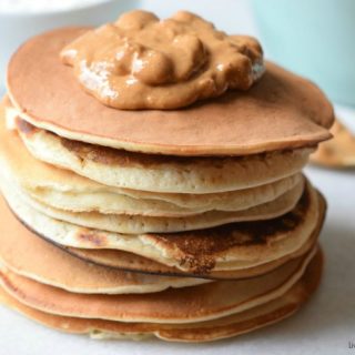 This homemade Peanut Butter Pancakes recipe is easy to make and delicious. Enjoy a wholesome breakfast with soft and fluffy pancakes that kids will love