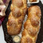 Soft, fluffy, same-day sourdough challah with no yeast and no sour taste. Sweet bakery-style flavor with all the benefits of sourdough.
