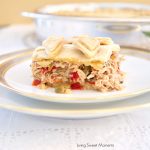 This savory shortcrust chicken pie (Polvorosa de Pollo) is made Venezuelan style by filling it with yummy shredded chicken, olives, raisins, and capers.