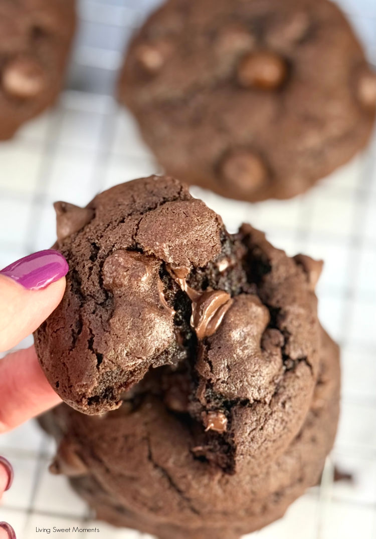 These fudgy sourdough chocolate espresso cookies are rich, chewy, and deeply chocolatey, with zero sourness or coffee taste!