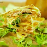 These delicious Turkey Brie Quesadillas have a touch of pear and are perfect for a quick weeknight dinner idea under 10 minutes or as a party appetizer. Yummy!!