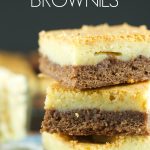Tuxedo Brownies : Fudgy rich chocolate brownies are topped with a layer of soft white chocolate blondies. This yumy 2 layer brownie is a chocoholic's dream.