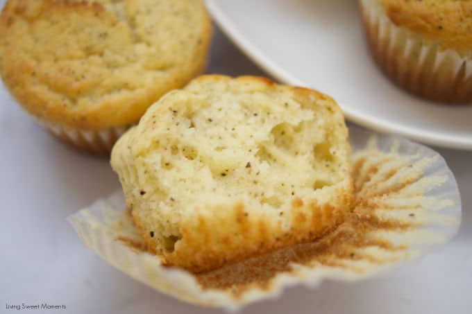 Perfect for breakfast or snacking, these delicate and soft Vanilla Tea Muffins are made with black tea giving it a beautiful & aromatic flavor