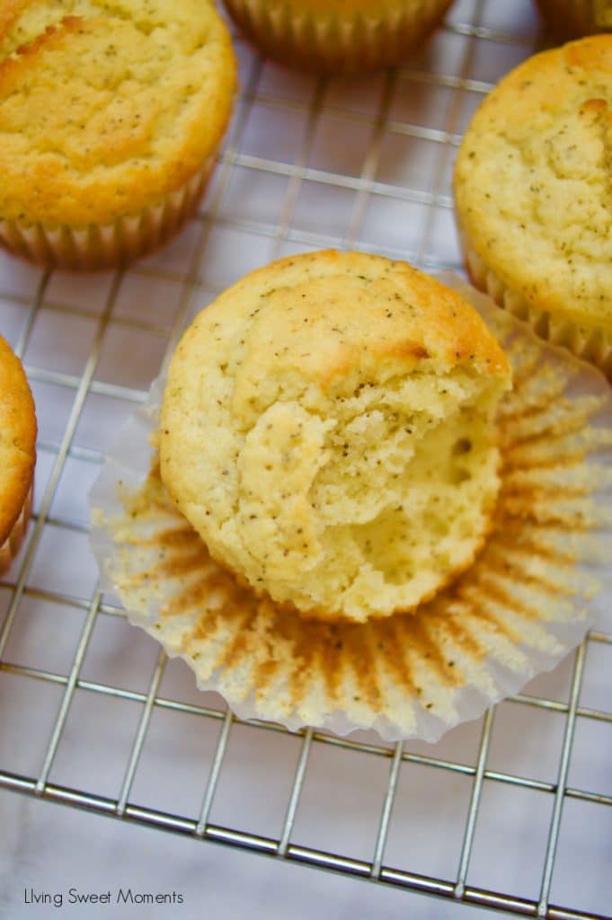 Perfect for breakfast or snacking, these delicate and soft Vanilla Tea Muffins are made with black tea giving it a beautiful & aromatic flavor